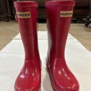 HUNTER Original Glitter Rain Boots 13B/1G